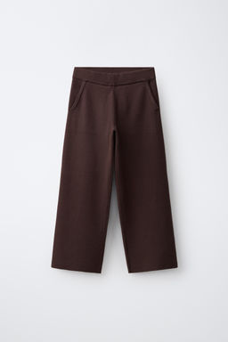 PANTAL?N PUNTO WIDE LEG / Marr?n - Zara фото 2