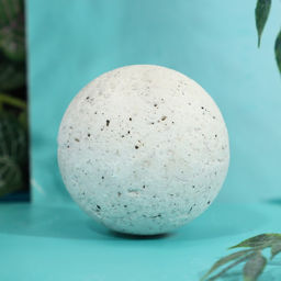 Бомбочка для ванны с листьями шалфея и мяты, 120 г, КЛАДОВАЯ КРАСОТЫ