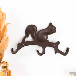 Крючки декоративные чугун «Белочка», 21×12×3 см