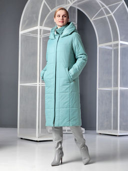 25417 Пальто св.зеленый - Dizzyway фото 2