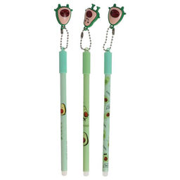 Цена за 12 шт. Ручка - прикол гелевая «Авокадо», МИКС