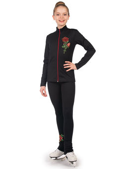 8707 Костюм для фигурного катания Розы *