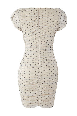 TRENDYOLMILLA Limited Edition Cok Renkli Puantiyeli Mini Astarl? Tul Elbise TPRSS25EL00283  фото 4