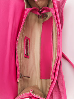 LACCOMA сумка АУ4725-П-фуксия натуральная кожа хлопок