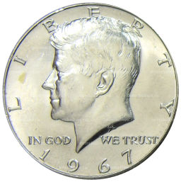 1/2 доллара (50 центов) 1967 года США