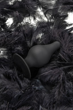 Анальная втулка Erotist Spade XS, сайлекспан, чёрный, 6,5 см  фото 12