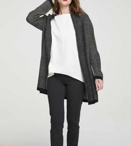 Кардиган, черно-белый - Heine фото 3