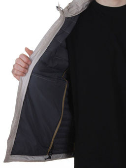 88045 GRAY/BEIGE Куртка мужская демисезонная (100 гр. холлофайбер)