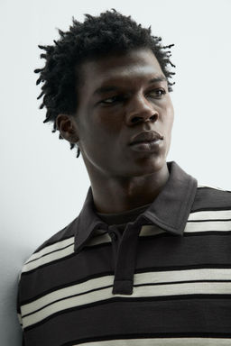 REGULAR FIT STRIPED POLO SHIRT - Zara фото 13