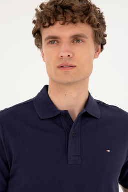 U. S. Polo Assn / Мужская темно-синяя базовая футболка - U.s. polo assn фото 2