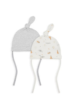 Mothercare / Шапочки с завязками 2 шт