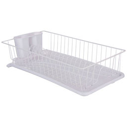 СУШИЛКА ДЛЯ ПОСУДЫ БЕЛАЯ 49*24,5*11 СМ