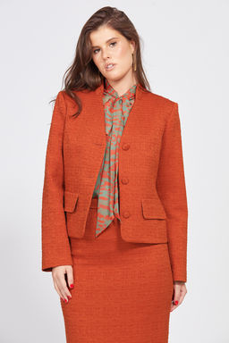 Костюм твид 2501 оранжевый - Eola фото 6