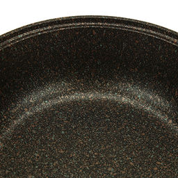 Кастрюля с антипригарным покрытием 3л, д26см Granit Ultra, h9см, стеклянная жаропрочная крышка, ручка из термостойкого пластика, гранитный (Россия) - можно использовать металлические кухонные принадлежности - Домашняя мода фото 4