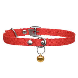 ВИА Ошейник капроновый "Мазза" с бубенчиком, для кошек, обхват 22 -28 см, шир. 12мм 212013 25ка23 212013