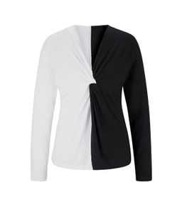 Блузка, экрю-черная - Ashley brooke фото 2