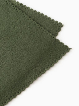 Плед флисовый «Экономь и Я», 150×200 см, 160 г/м², тёмно-зелёный