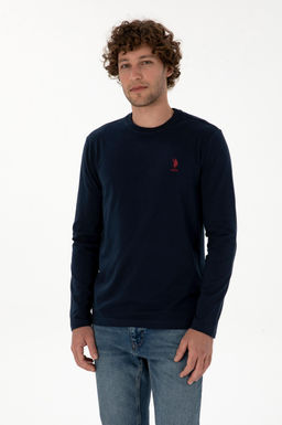 Erkek Lacivert Basic Sweatshirt Sepette S_rpriz _ndirim - U.s. polo assn фото 3