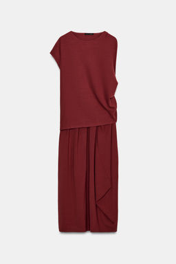ASYMMETRIC LONG DRESS - Zara фото 8