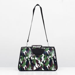 Сумка-переноска каркасная Камуфляж, размер L, 53 х 22 х 29 см - Пижон фото 2