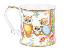 Кружка 380 мл 12,3*9*9 см Совушки NEW BONE CHINA - Elan gallery фото 7