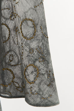 BEADED DRESS WITH CROSS BACK - Zara фото 6