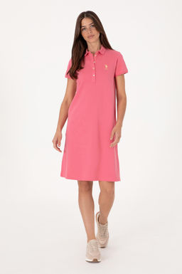 Kad_n Pembe _rme Elbise