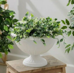 Вазон Джулия 8л (белый) М1389 - Альтернатива фото 5