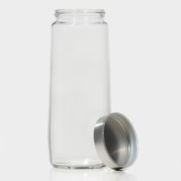 Банка для сыпучих с металлической крышкой «Вока», 1.5 л, стекло