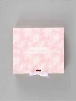 Цена за 2 шт. Коробка подарочная самосборная «Только тебе», 20×18×5 см, с лентой