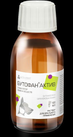 Бутофан Актив, пероральная кормовая добавка для кошек и собак, 100 мл 00-00001596