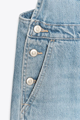 TRF DENIM DUNGAREES - Zara фото 9