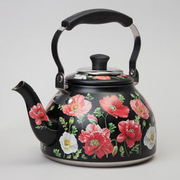 ЧАЙНИК AGNESS МАКИ СО ВСТРОЕННЫМ СВИСТКОМ И ФИЛЬТРОМ 1000 МЛ  фото 4