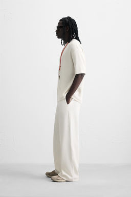 VERTICAL TEXTURE T-SHIRT - Zara фото 4