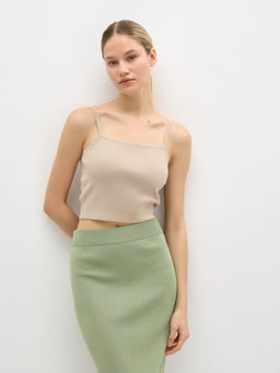 Conso/KUM 240721 - green apple Юбка женская