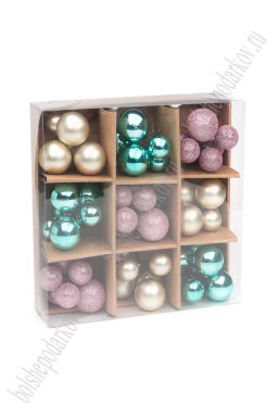 Набор шаров на проволоке (54шт) SF-8007, микс №3 - Больше подарков фото 5