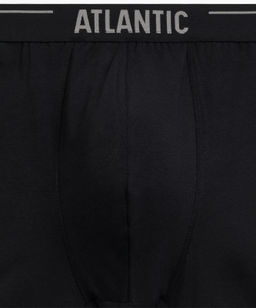 ATLANTIC 3MH-011 Трусы шорты Solid - набор (3 шт.) темно-фиолетовый + черный + темный хаки  фото 6