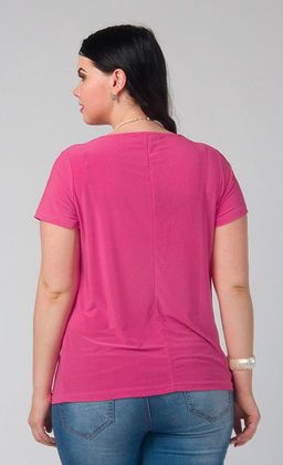 2706/8 блуза Из тонкого шелковистого трикотажа с пайетками цвета черный/серебро - Ckc collections фото 17