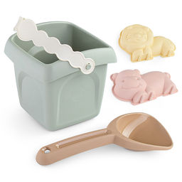 Набор для песка (ведро большое, совок, 2 формочки). Серия Эстетика