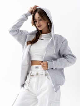 Толстовка жен.арт.1146-1,серый меланж - Binita фото 3