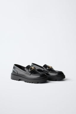 BUCKLE DETAIL LOAFERS - Zara фото 2