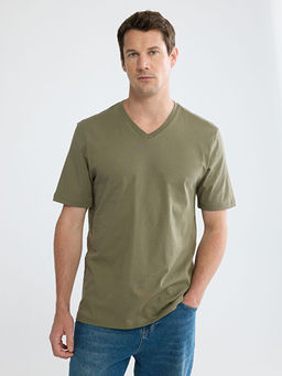 V Yaka Penye Erkek Ti??rt