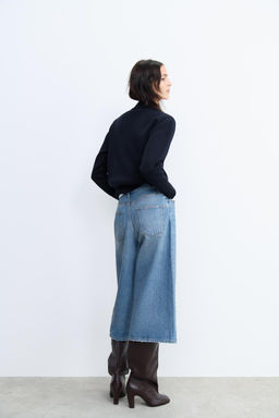HIGH-WAIST DENIM BERMUDA SHORTS ZW COLLECTION - Zara фото 8
