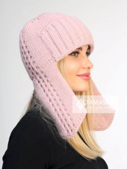 Шапка-ушанка Снежок