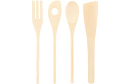 Набор 9 пр.- набор кух. принад. 4 пр. с подставкой+ банки д/хранен. 4 пр. Айсберг волны на дер.под - Elan gallery фото 8