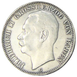 3 марки 1909 года G Германия (Баден)