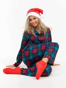 941 Пижама "Зеленая клетка"