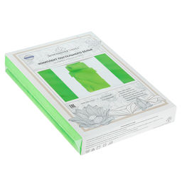 Постельное белье, комплект 1,5 спальный "Салатовый", 3 предмета: пододеяльник 145х215см, простыня 150х215см, наволочка 50х70см с клапаном-запахом, перкаль 110г/м2, хлопок 100%, упаковка "классическая" 32х41х2,5см, "Домашняя мода" (Россия)