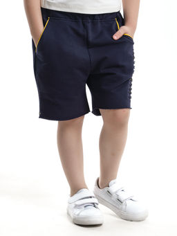 Шорты трикотажные детский сад 22-1648 синий - Mini maxi фото 3