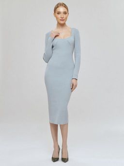 KDM 210727 - grey blue Платье Женское - Conso фото 7